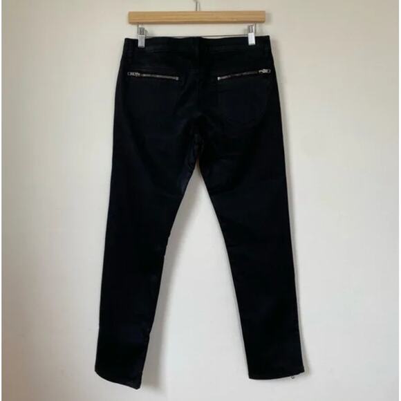 David Kahn Nikki Blackhearts Skinny Zipper Pants 28 - Picture 5 of 6